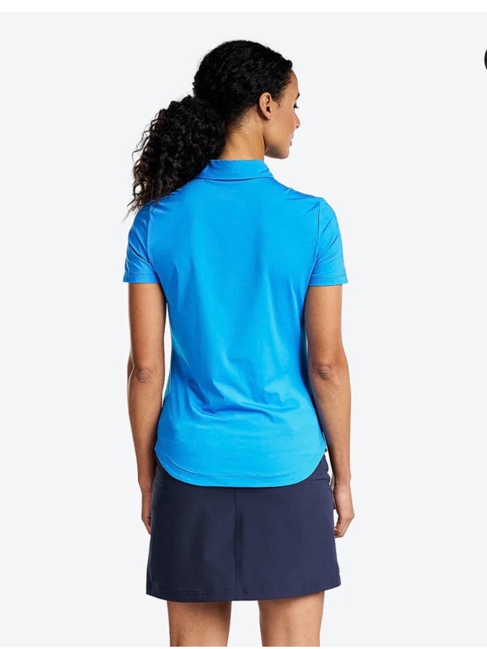 Nivo Women’s Naila Polo, French Blue - Picture 3 of 3